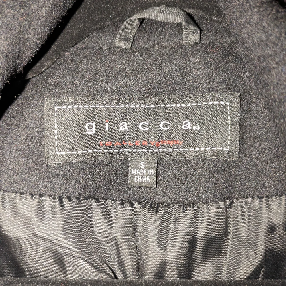 Giacca Black Wool Peacoat Jacket - Picture 4 of 4